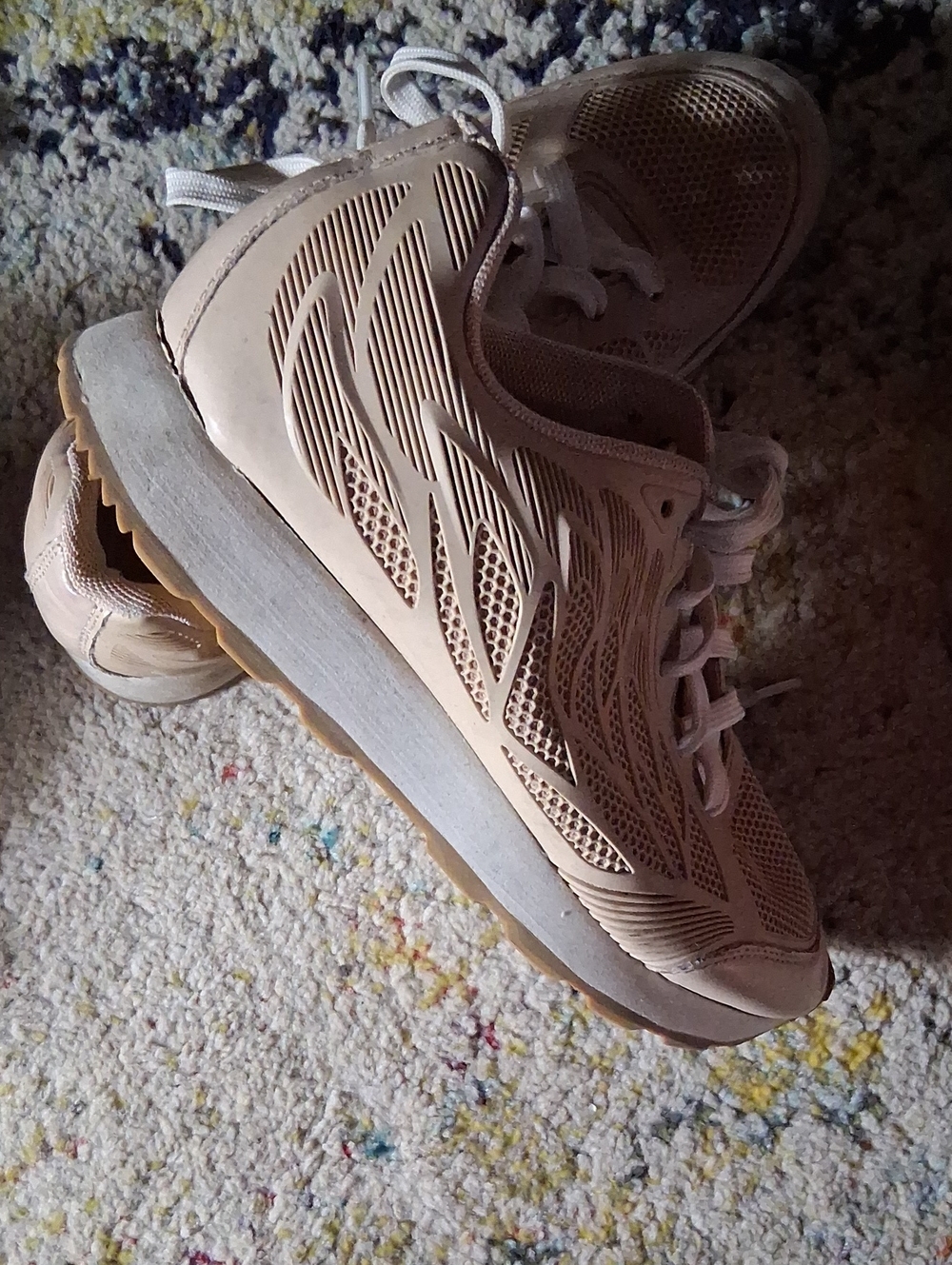 Women's Beige Lightweight Athletic Sneakers